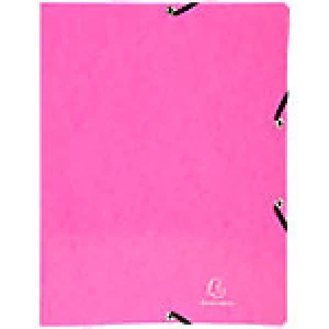 Image of Exacompta Ring Binder 2 ring 15mm Pressboard A4 Pink