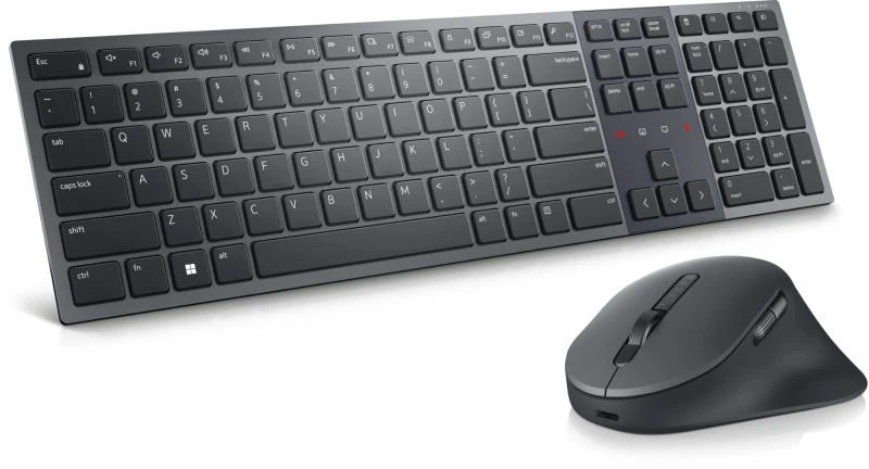 Image of DELL Pro Premium Collaboration Keyboard and Mouse - KM900 - German (QW