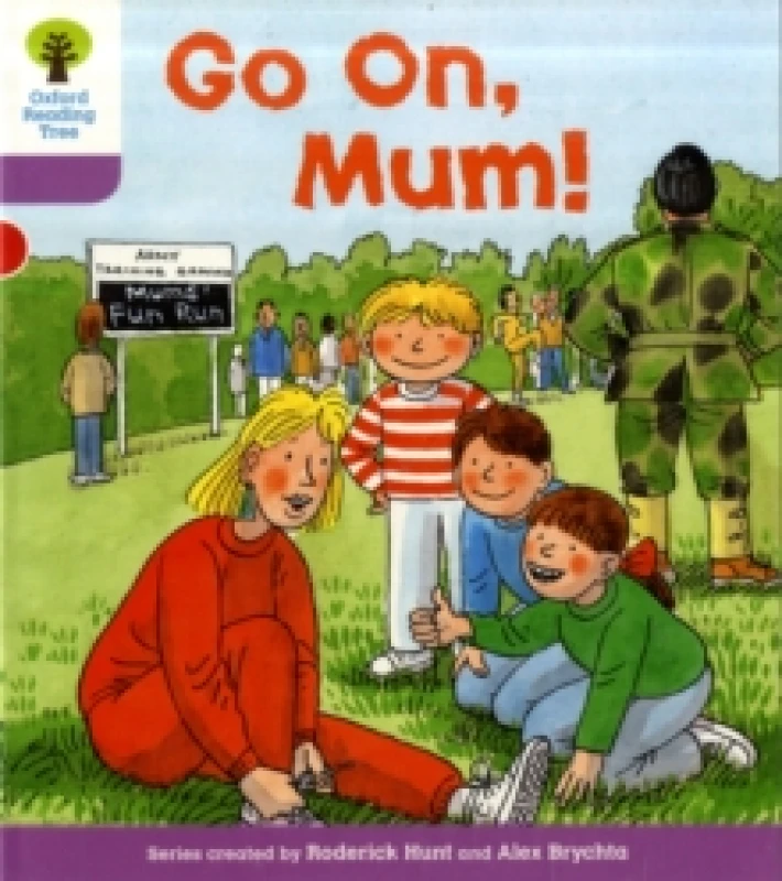 Image of Alex Brychta Oxford Reading Tree: Level 1+: More First Sentences A: Go On Mum Book Multi unisex