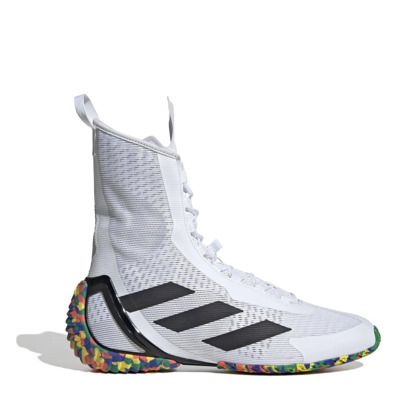 Image of adidas Unisex Kids Speedex Ultra Boxing Boots White/Blk/White unisex 5 (38)