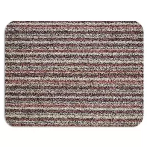 Image of Dirt Stopper Small Doormat 75x50cm - Multicoloured Stripe - Multicoloured