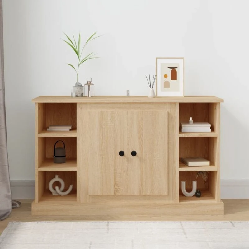 Image of Vidaxl Sideboard Sonoma Oak 100X35.5X60 Cm Engineered Wood