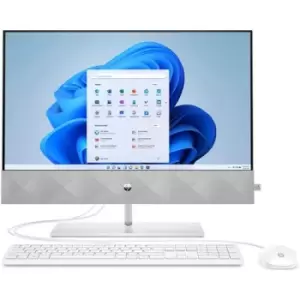 Image of HP Pavilion 24-k0022na Intel Core i5 60.5cm (23.8") 1920 x 1080 pixels 8GB DDR4-SDRAM 512GB SSD All-in-One PC Windows 10 Home WiFi 5 (802.11ac) White