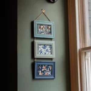 Image of Sass & Belle Delilah Triple Photo Frame Blue