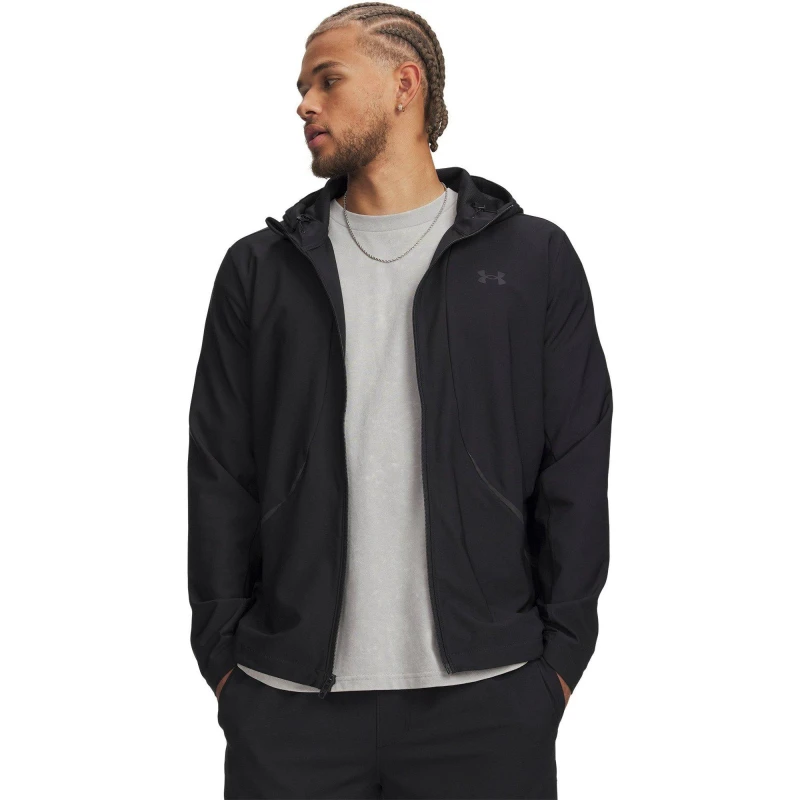 Image of Under Armour Mens Unstoppable Woven Performance Training Jacket Black male S