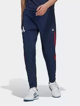 Image of adidas Arsenal Woven Tracksuit Bottoms, Dark Blue Size XS Men