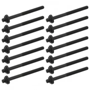 Image of Cylinder Head Bolt Kit 01890 by Febi Bilstein