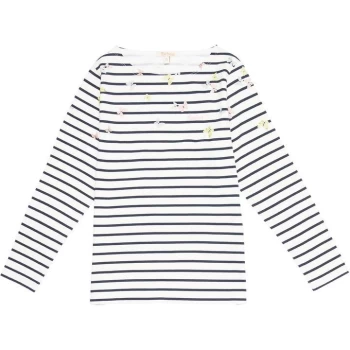 Image of Barbour Girls Bradley Print Top - White