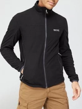 Image of Regatta Stanner Zip Through Fleece - Black, Size L, Men