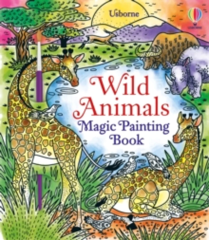 Image of Sam Baer Wild Animals Magic Painting Book Multi unisex