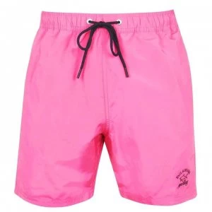 Image of Paul And Shark Crew Swim Shorts - Pale Pink