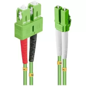 Image of LINDY 46321 Fibreglass FO Cable [1x LC plug - 1x SC plug] 50/125 µ Multimode OM5 2.00 m