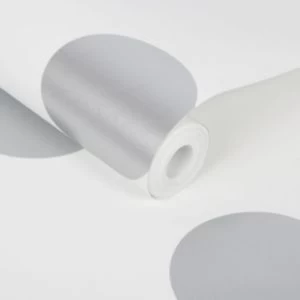 Image of Superfresco Easy Silver Dotty Wallpaper