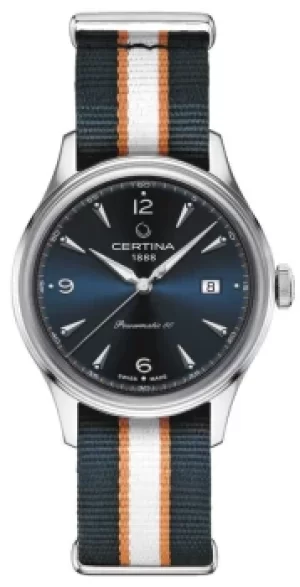 Image of Certina DS Powermatic 80 Blue Dial NATO Strap C0384071804700 Watch