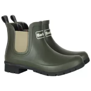 Image of Barbour Womens Kingham Wellington Boots Olive 3