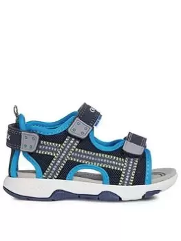 Image of Geox Boys Multi Sandal, Navy, Size 7 Younger