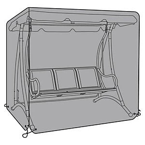 Image of Charles Bentley 3 Seater Garden Swing Seat Cover Black