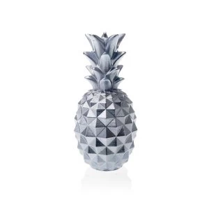 Image of Silver Medium Pineapple Candle