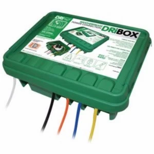 Image of Dribox DB330G 330mm IP55 Weatherproof Connection Box - Green