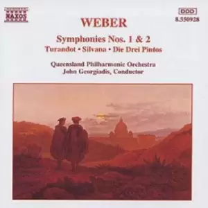 Image of Carl Maria von Weber - Symphonies Nos. 1 & 2 CD Album - Used