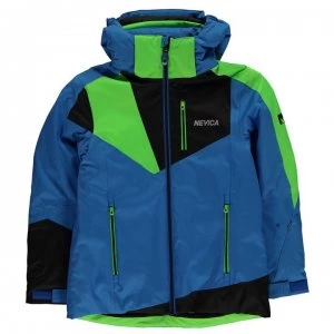 Image of Nevica Vali Ski Jacket Junior Boys - Blue/Green