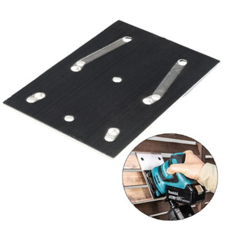 Image of Makita Dbo480Z Dbo481Z 18V 1/4 Palm Sander Rectangular Base Plate Hook Loop