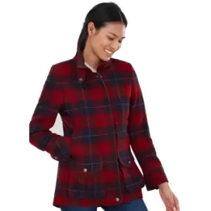 Image of Joules Womens Fieldcoat Classic Heritage Tweed Jacket UK 14- Chest 39.5', (100cm)