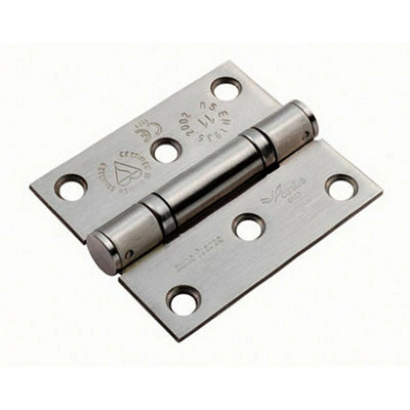 Image of Loops PAIR 76 x 67 x 2.5mm Ball Bearing Hinge Satin Stainless Steel Interior Door Metallics