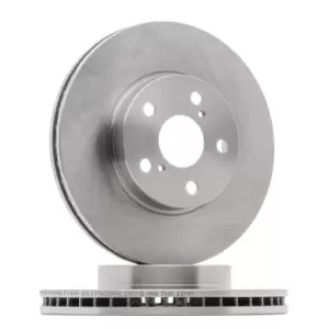 Image of RIDEX Brake disc TOYOTA 82B0705 4351205030,4351220590,4351220600 Brake rotor,Brake discs,Brake rotors 4351220601,4351220630,4351220640