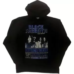 Image of Black Sabbath - Deutsches '73 Unisex XX-Large Pullover Hoodie - Black