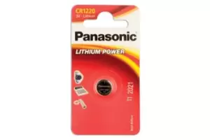 Image of Panasonic Coin Cell Battery CR1220 3v 12 x 1 Cards Connect 30658