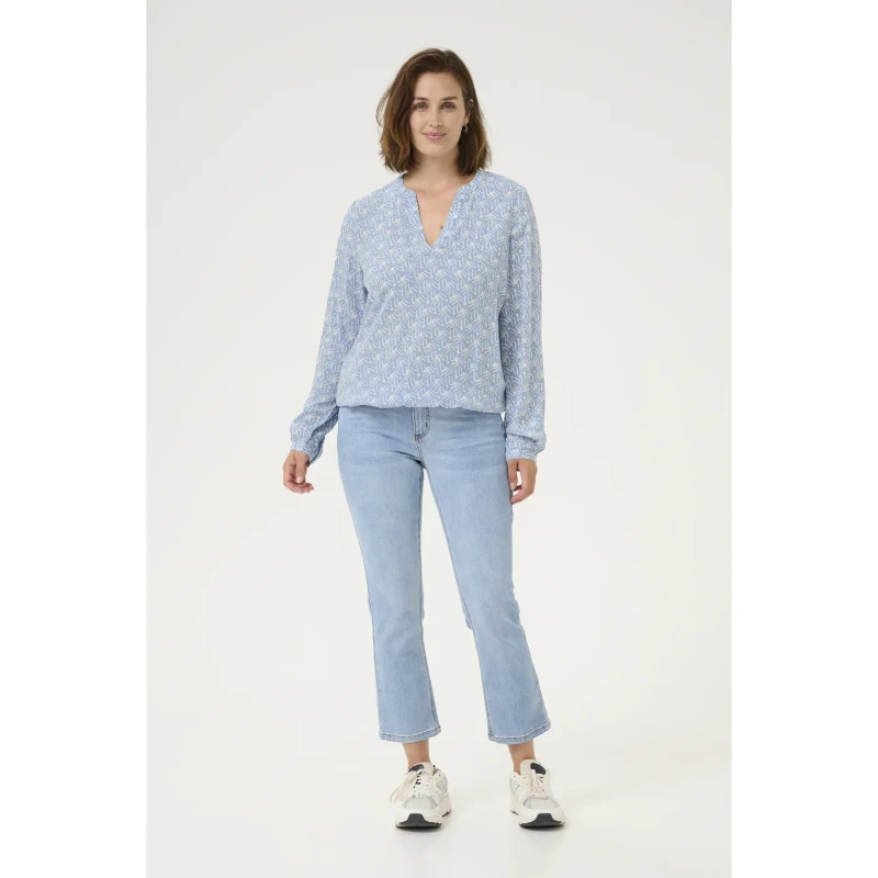 Image of Kaffe Womens blouse KAFFE Ditte Bleu Female 44
