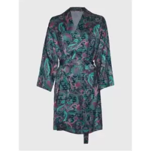 Image of Tommy Bodywear Kimono in Paisley - Green