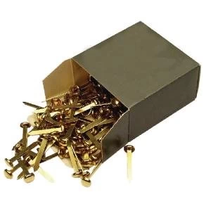 Image of Brass Paper Fastener 20mm Pack of 200 36631