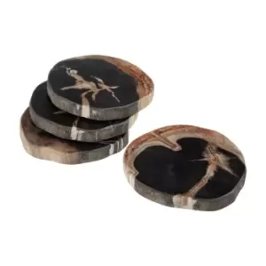 Image of Set of 4 Wooden Coasters