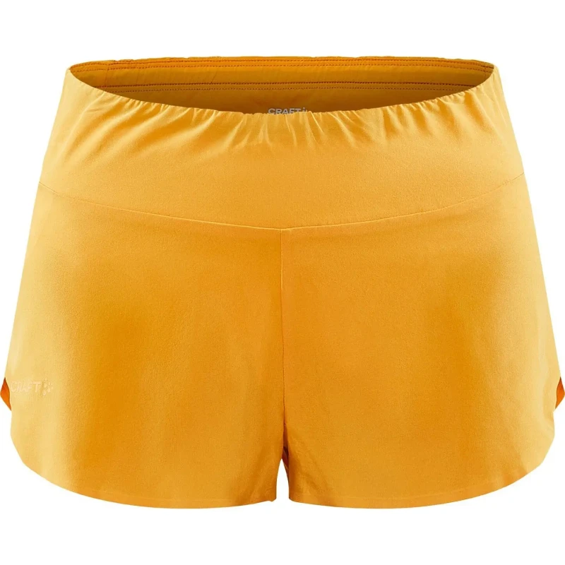 Image of Womens shorts Craft Hypervent Split Jaune Female L