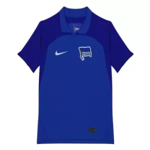 Image of Nike Hertha BSC Away Shirt 2023 2024 Juniors - Blue
