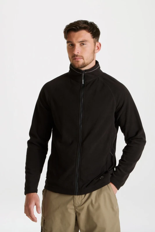 Image of Craghoppers Craghoppers Men 'Expert Corey 200' Insulating Fleece Jacket in Black Size: Medium Black M Male 5054904640003