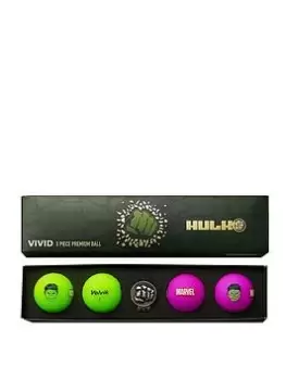 Image of Volvik Marvel 4 Ball + Marker Pack Hulk