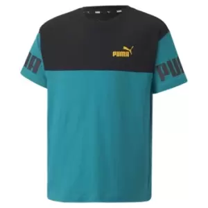Image of Puma Power T-Shirt Juniors - Blue