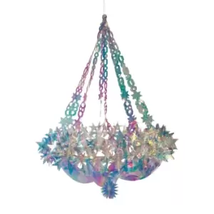 Image of Christmas Shop Holographic Star Chandelier (One Size) (Holographic)