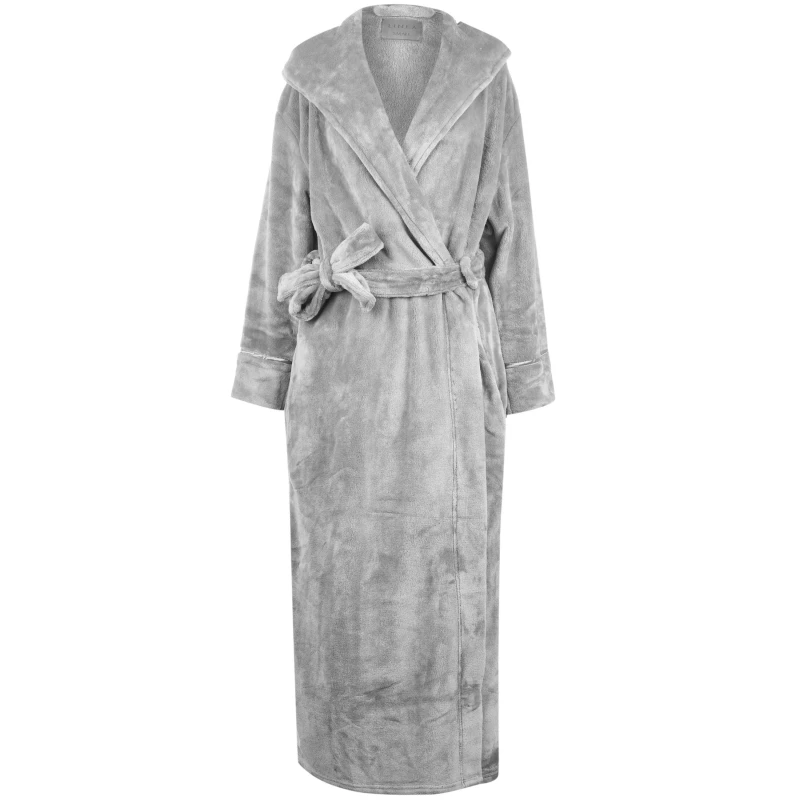 Image of Linea Supersoft Robe - Silver Silver 12