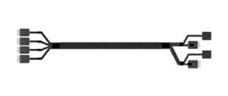 Image of Intel Intel A2U4PSWCXCXK1 Serial Attached SCSI (SAS) cable 0.755 m Black A2U4PSWCXCXK1