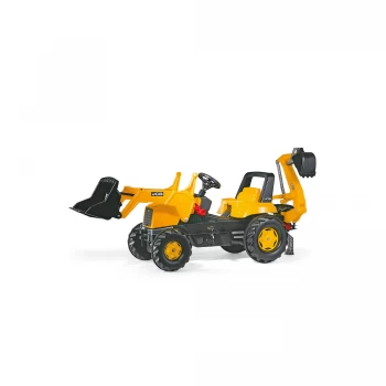 Image of JCB Kids Tractor with Front Loader and Excavator