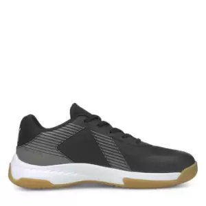 Image of Puma Varion Jr Indoor Court Shoes - Black