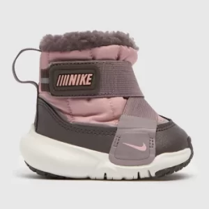 Image of Nike Pale Pink Flex Advance Boot Girls Toddler Trainers