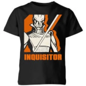 Image of Star Wars Rebels Inquisitor Kids T-Shirt - Black - 5-6 Years