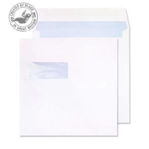 Image of Blake Purely Everyday 165x165mm 100gm2 Gummed Window Wallet Envelopes