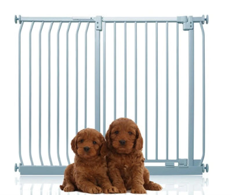 Image of Bettacare Extra Tall Elite Dog Gate, 125Cm - 134Cm, Matt Grey, Extra Tall 96.8Cm In Height, Pressure Fit Pet Gate