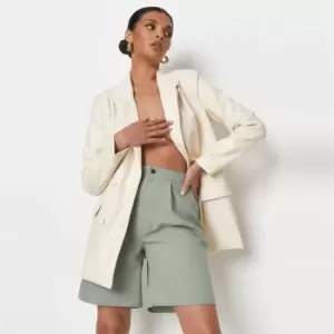 Image of Missguided Tailored Long Shorts - Green